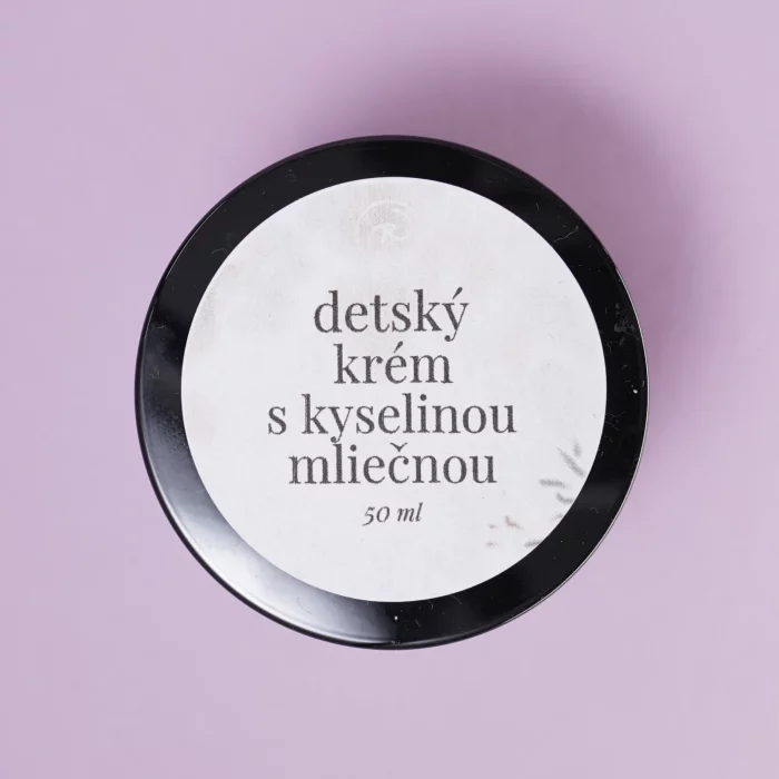 Detský krém s kyselinou mliečnou
