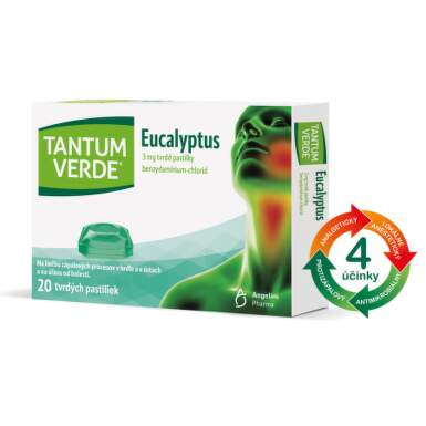 TANTUM VERDE Eucalyptus 20 pastiliek