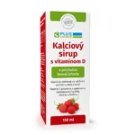 Kalciový sirup s vitamínom D, príchuť lesná jahoda, 150 ml